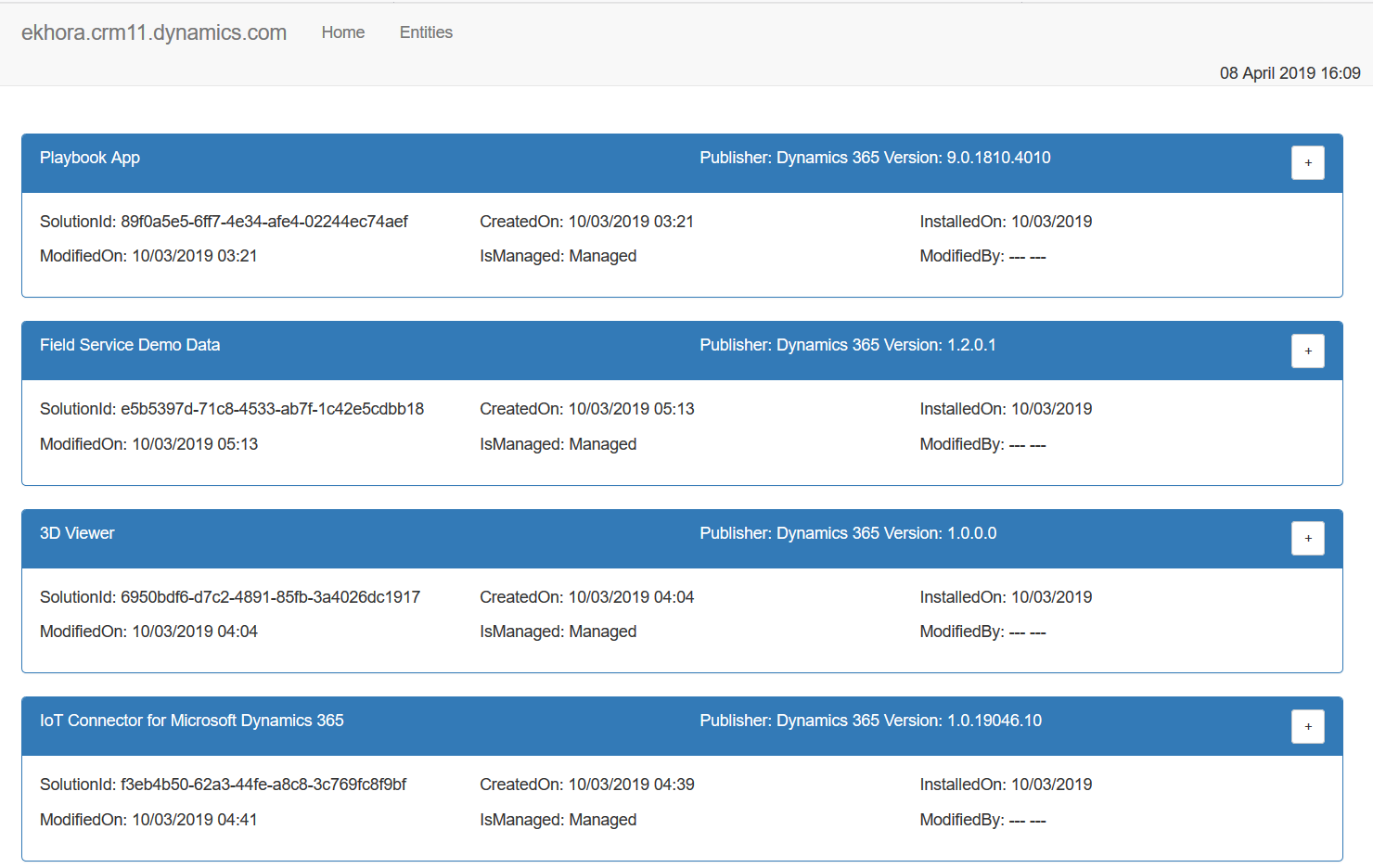 Sample Overview Report