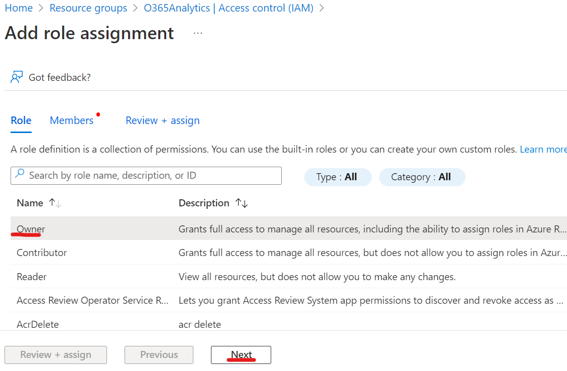 Add role assignment